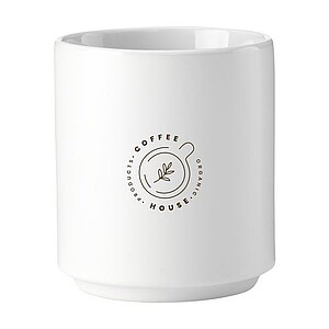 Stohovatelný keramický hrnek, 200 ml, bílý