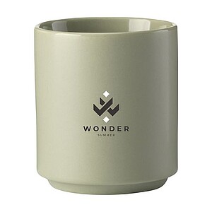 Stohovatelný keramický hrnek, 200 ml, zelený