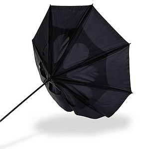 Storm-proof vented umbrella Black