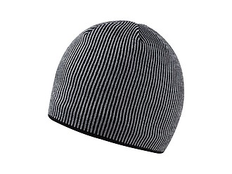 Stripe winter hat, grey