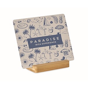 Sublimation promotional plate, wood