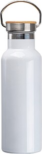 Sublimation vacuum flask made of stainless steel, 500ml, white
