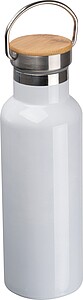 Sublimation vacuum flask made of stainless steel, 500ml, white