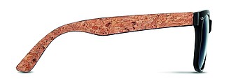 Sunglasses with cork arms