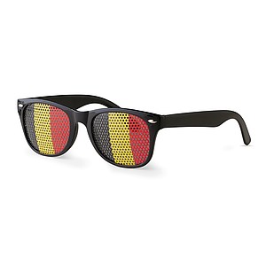 Sunglasses with flag lenses