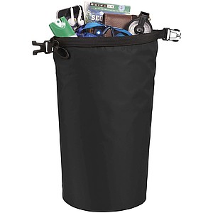 Survivor 5 litre waterproof roll-down bag, black