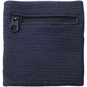 Sweatband with zipper - navy