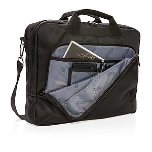 Swiss Peak deluxe 15” laptop bag, black