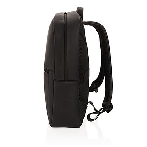 Swiss Peak deluxe vegan leather laptop backpack PVC free