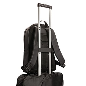 Swiss Peak deluxe vegan leather laptop backpack PVC free