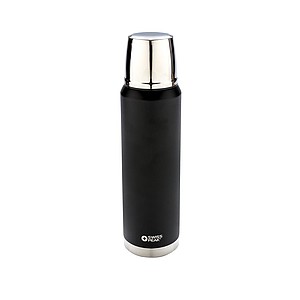Swiss Peak Elite 1L copper vacuum flask, black