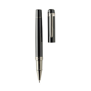 Swiss peak OSLO recycled stainless steel deluxe pen set
