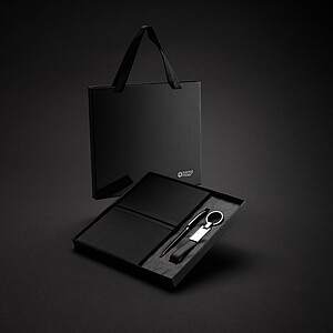 Swiss Peak RCS certified business gift set, black