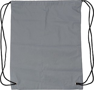 Synthetic fibre (190D) reflective drawstring backpack