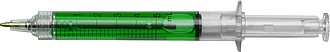 Syringe ballpenPale green