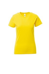 T-shirt, PRINT LADY, yellow, M