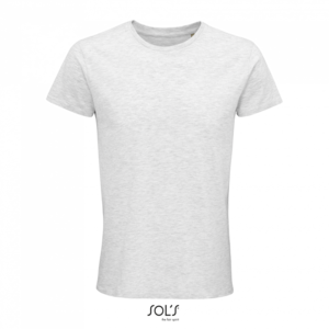 T-shirt SOLS CRUSADER MEN - ROUND-NECK FITTED JERSEY T-SHIRT, ash, L