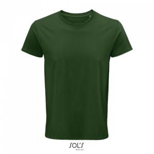 T-shirt SOLS CRUSADER MEN - ROUND-NECK FITTED JERSEY T-SHIRT, bottle green, XS