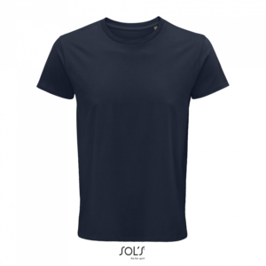 T-shirt SOLS CRUSADER MEN - ROUND-NECK FITTED JERSEY T-SHIRT, french navy, XS