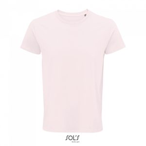 T-shirt SOLS CRUSADER MEN - ROUND-NECK FITTED JERSEY T-SHIRT, pale pink, XS