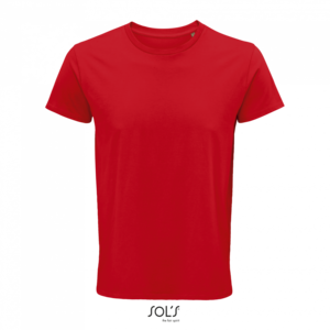 T-shirt SOLS CRUSADER MEN - ROUND-NECK FITTED JERSEY T-SHIRT, red, XS