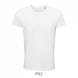 T-shirt SOLS CRUSADER MEN - ROUND-NECK FITTED JERSEY T-SHIRT, white, XS