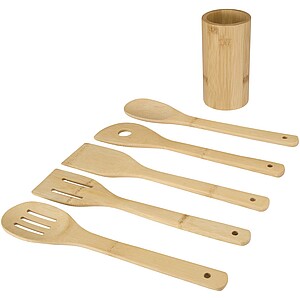 Tala bamboo kitchen tool set, wood