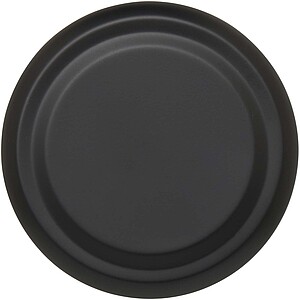 Taylor 450 ml double wall stainless steel flask with tea strainer, black