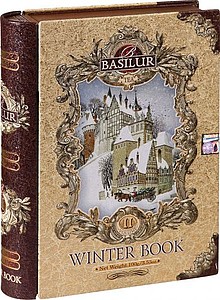 tea book II gold tin
