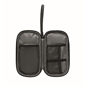 Tech organiser pouch 600D RPET, black