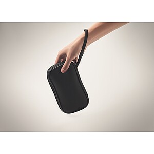 Tech organiser pouch 600D RPET, black