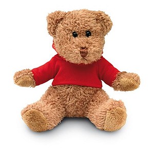 Teddy bear plus with t-shirt, red