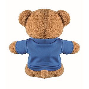 Teddy bear with t-shirt 23 cm, blue