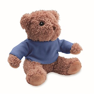 Teddy bear with t-shirt, blue