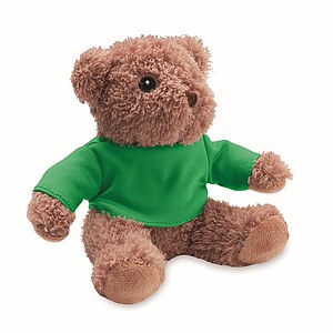 Teddy bear with t-shirt, green