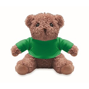 Teddy bear with t-shirt, green