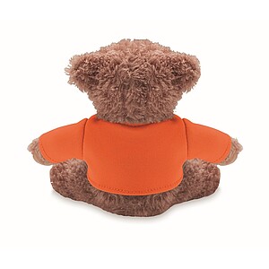 Teddy bear with t-shirt, orange