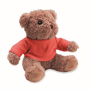 Teddy bear with t-shirt, red