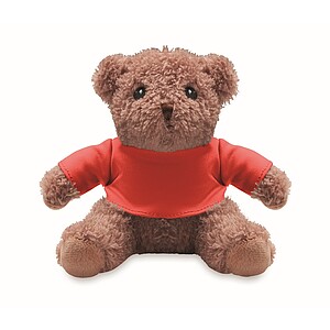 Teddy bear with t-shirt, red