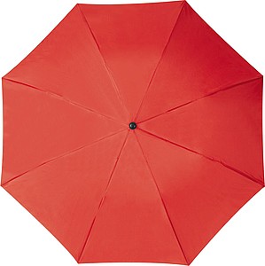 Telescope collapsible umbrella, red