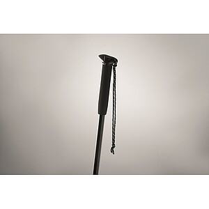 Telescopic walking pole, black