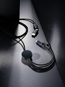 Terra RCS recycled aluminum 120 cm 6-in-1 cable
