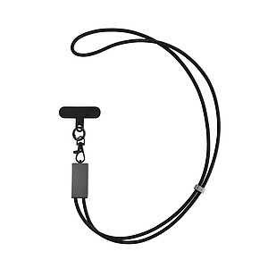 Terra RCS recycled PET phone cord with 60W dual charge cable, grey, black