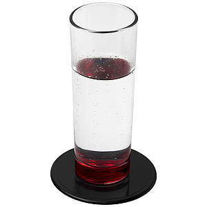 Terran round coaster with 100% recycled plastic