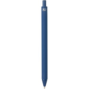 Thalaasa A5 ocean-bound hard cover notebook with ballpoint pen, ocean blue