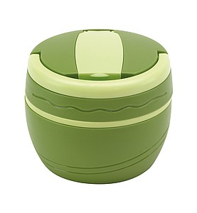 Thermobox, keeps food hot or cold up to 4 hours, capacity approx. 450 ml,colour green