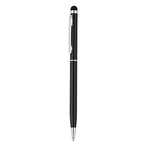 Thin metal stylus pen black