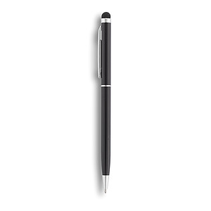 Thin metal stylus pen black