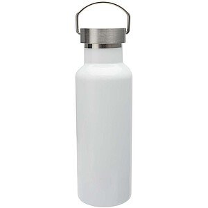 Thor 500 ml sublimation RCS recycled stainless steel water bottle, white