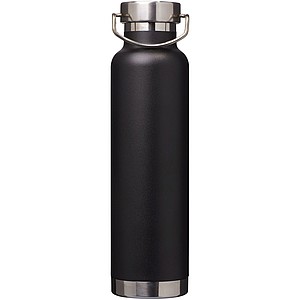 Thor 650 ml copper vacuum insulated sport bottle, black